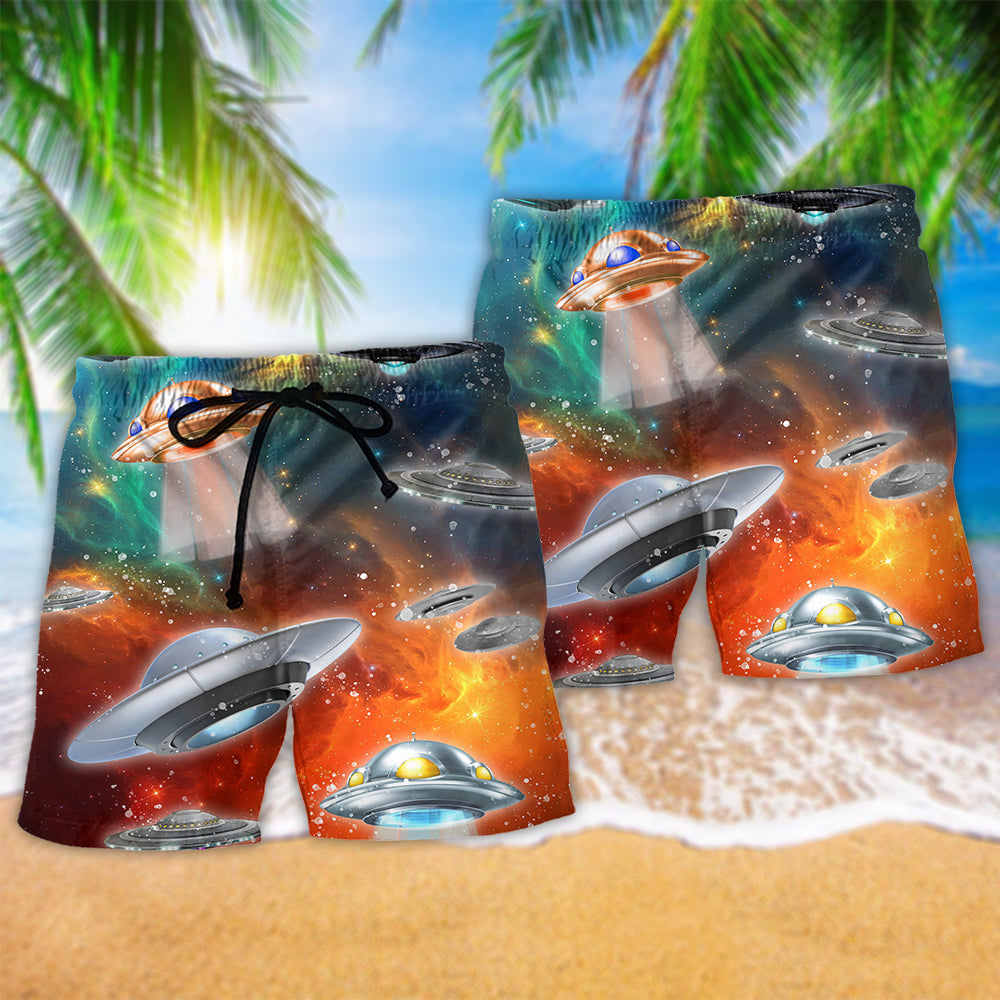 UFO Universe Galaxy Mystery - Beach Short