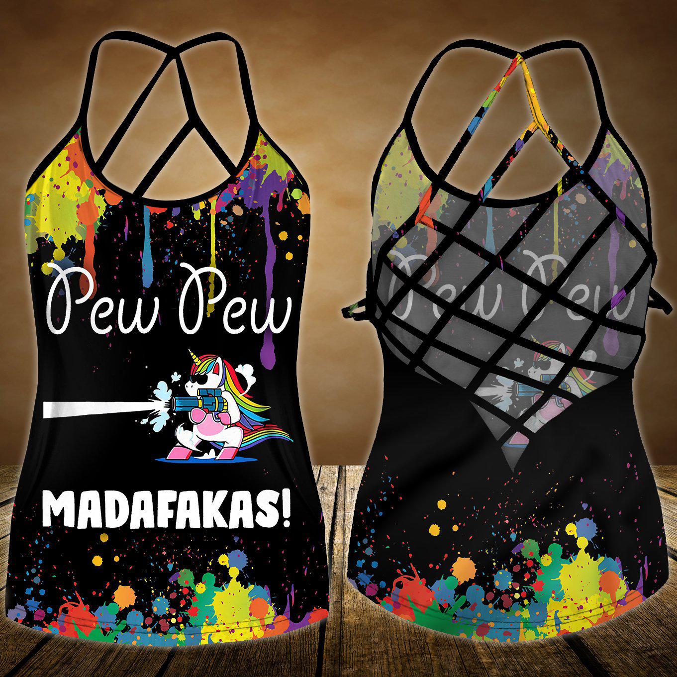 Unicorn Loves Color Loves Peaceful Limited Edition 1 – Hollow Tank Top