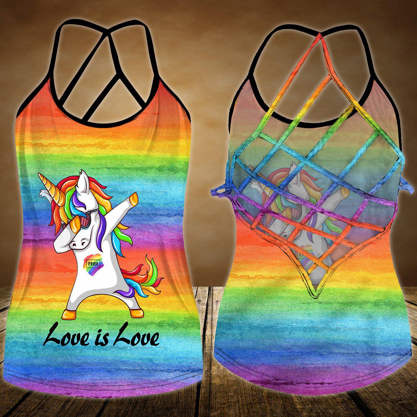 Unicorn Loves Color Loves Pride Limited Edition 4 – Hollow Tank Top