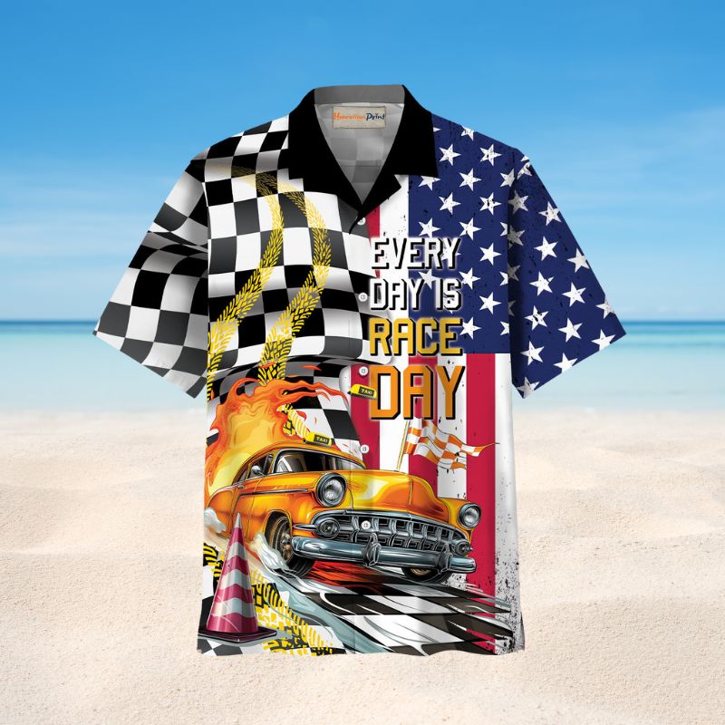 Urban Street Night Ride Themed Aloha – Hawaiian Shirt
