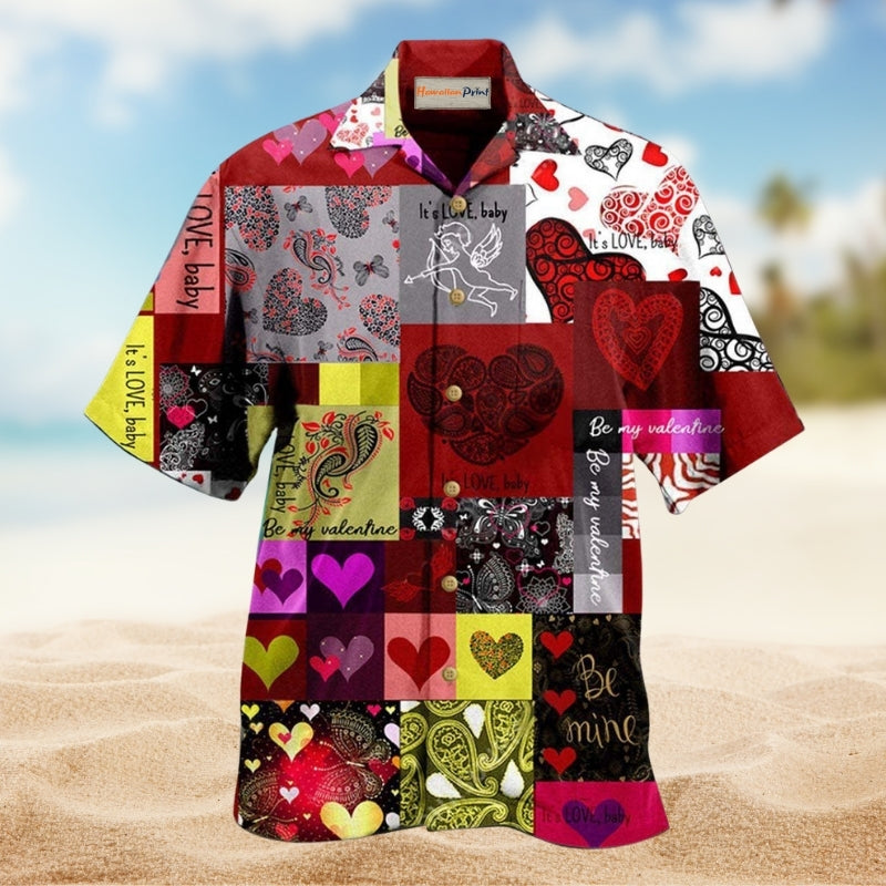 Valentine Beautiful Heart Paisley Limited Edition – Hawaiian Shirt