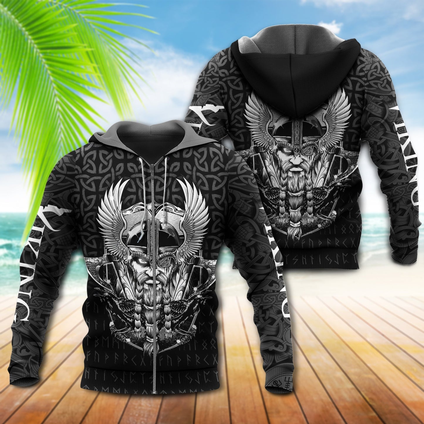 Viking Odin Almighty Myth - 3D Hoodie