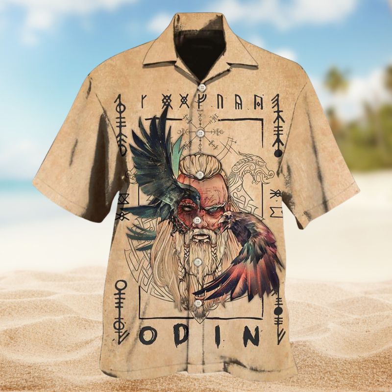 Viking Old Man Symbol Edition – Hawaiian Shirt
