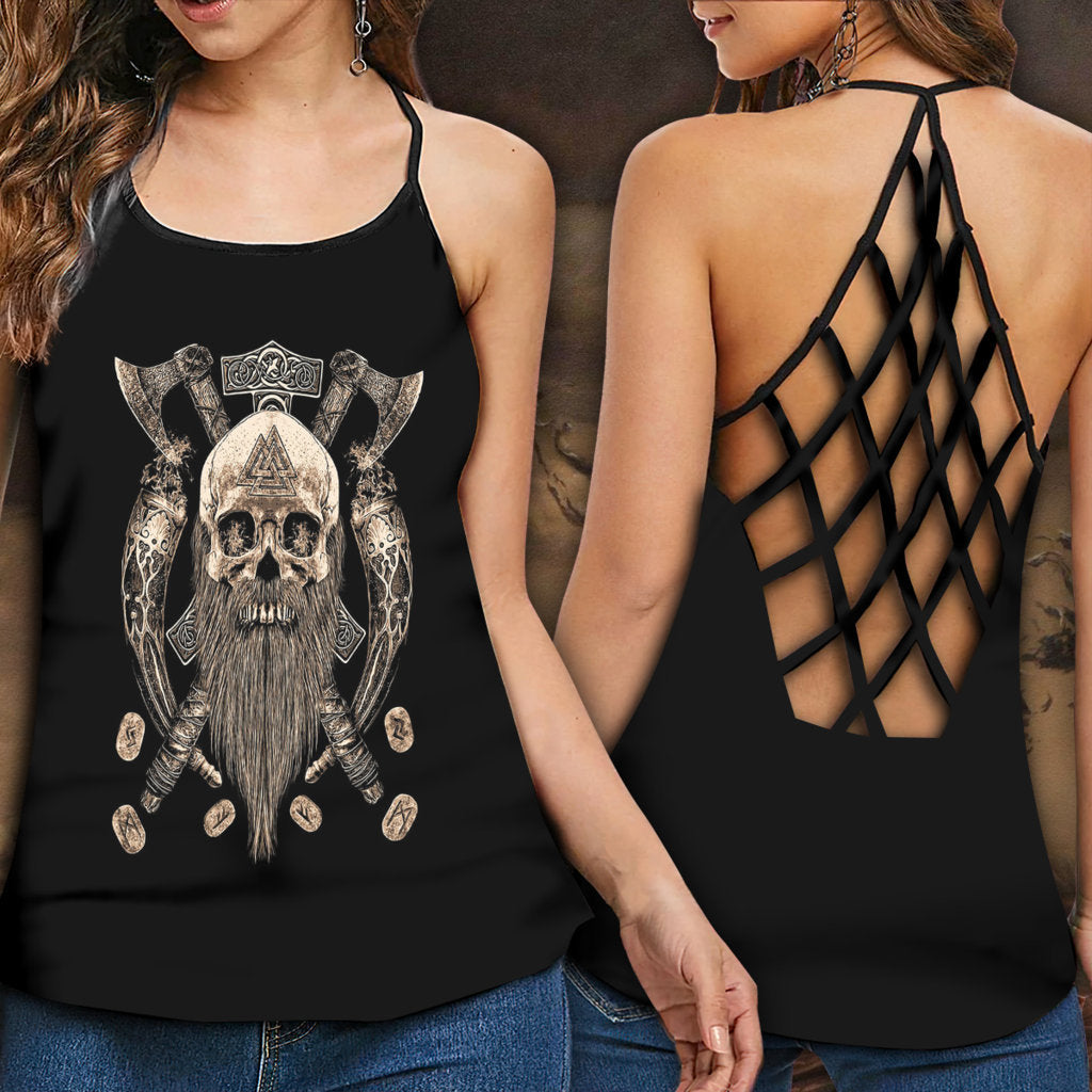 Viking Strong Vintage Norse – Hollow Tank Top
