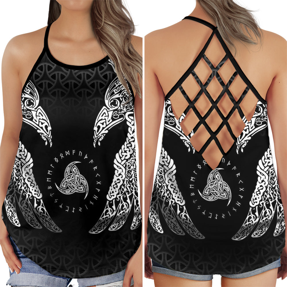 Viking Black White Classic Power - Hollow Tank Top