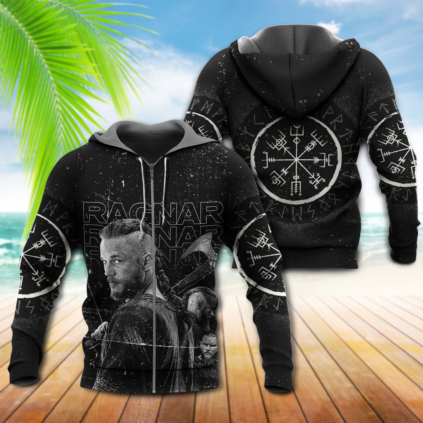 Viking Made Me Stronger Quote Style - 3D Hoodie3