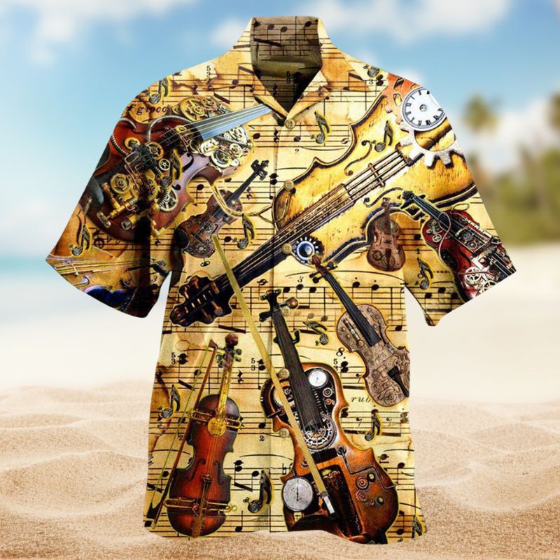 Violin Speaks Music Style – Hawaiian Shirt