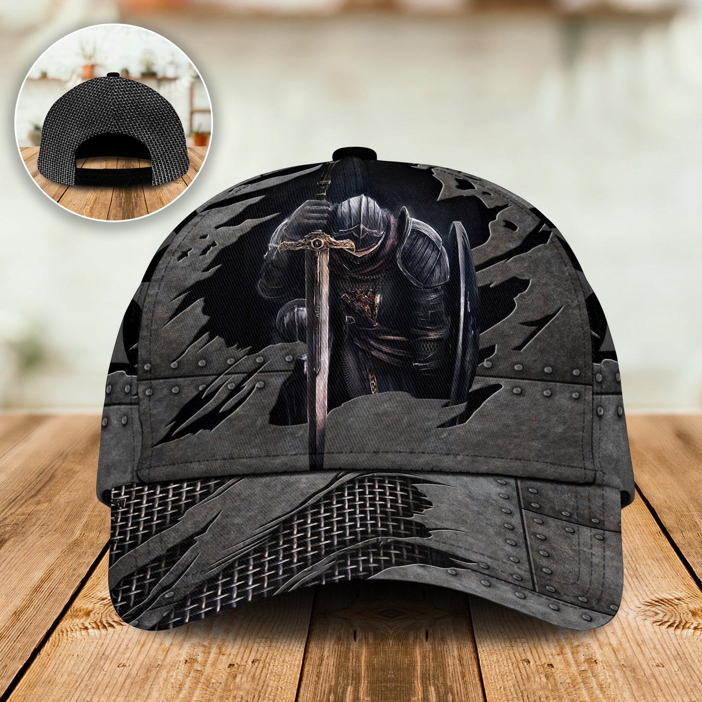 Warrior Black Vintage Style 09 – Classic Cap