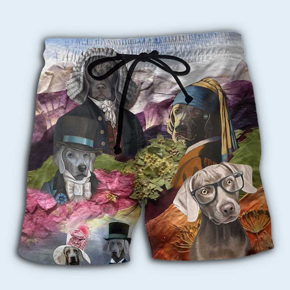Weimaraner Lover Upgraded Style – Beach Short