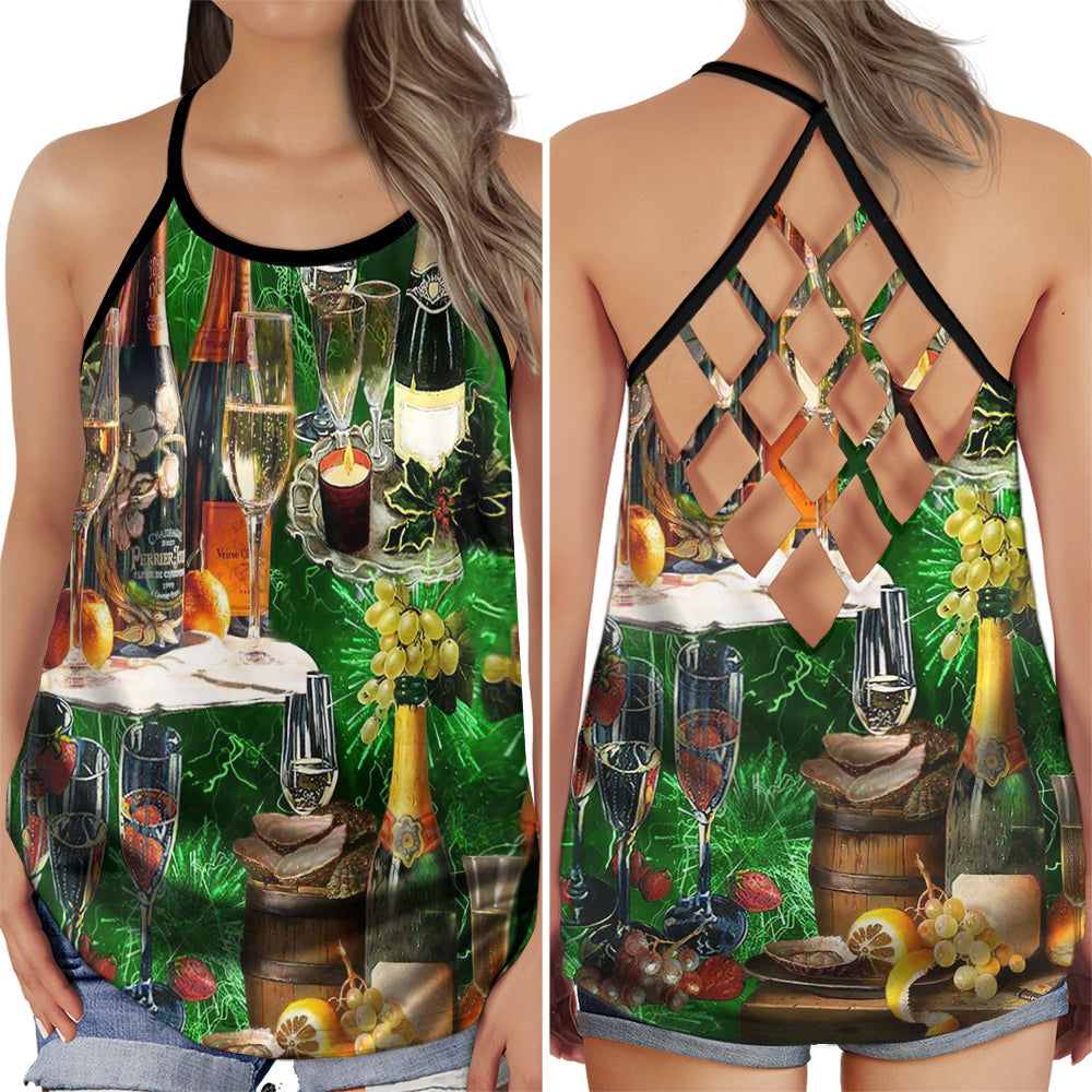 Wine So Good Fruit Accent - Hollow Tank Top