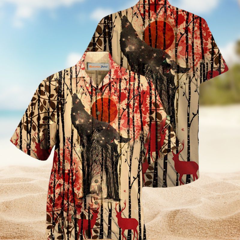 Wolf No Sheep Safe Edition – Hawaiian Shirt