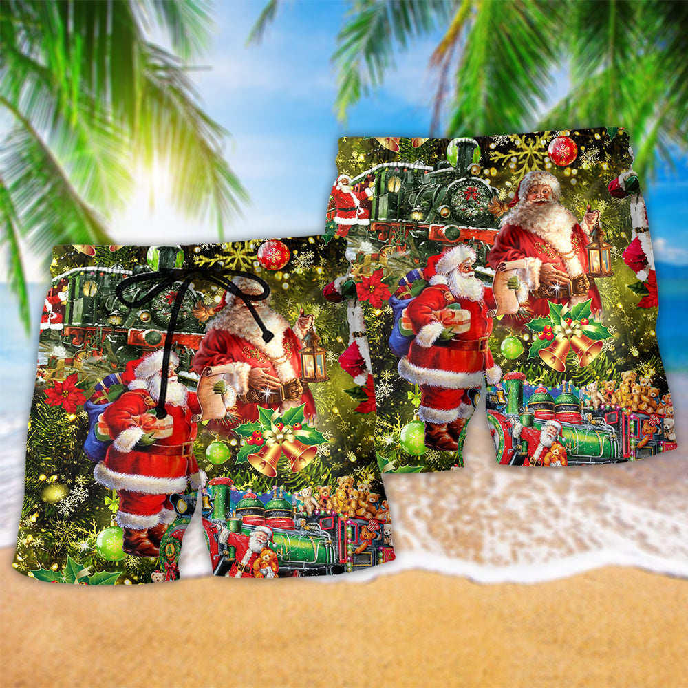 Santa Coming Happy Xmas – Beach Short