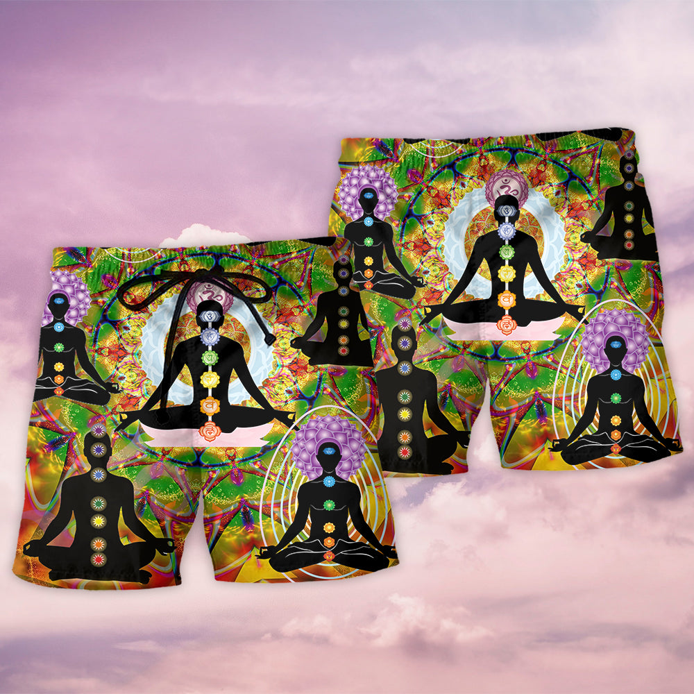 Yoga Wonderful Life Balance Art – Beach Short
