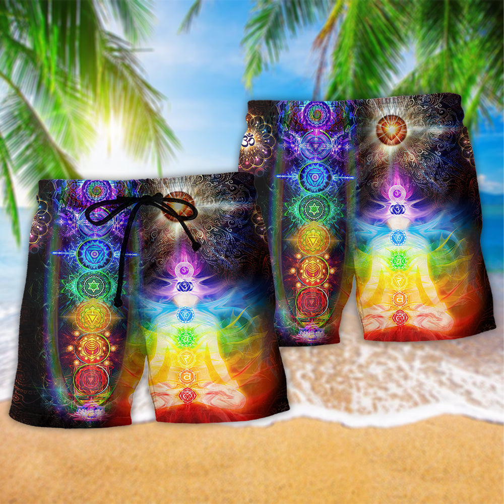 Yoga Mind Soul Harmony Chakra - Beach Short