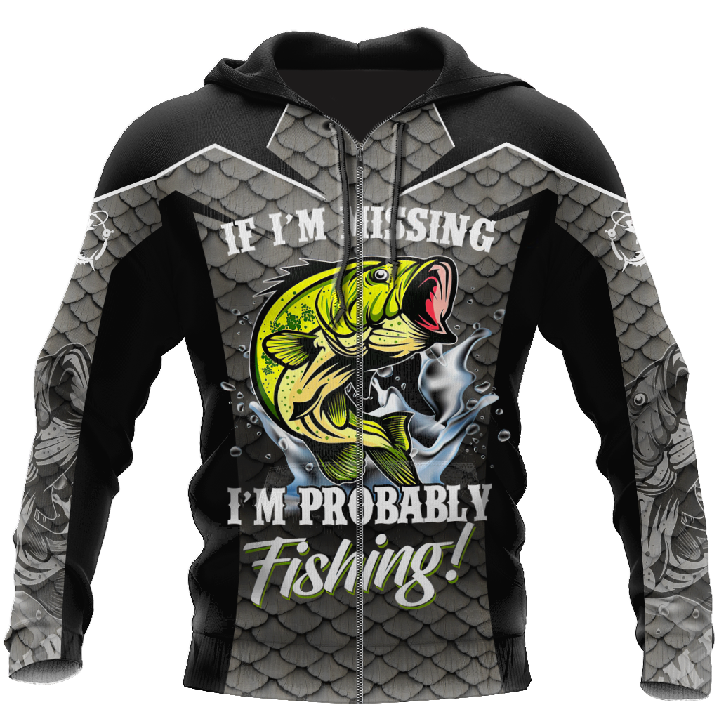 Collection Bass Silver Sport Fishing – 3D Hoodie
