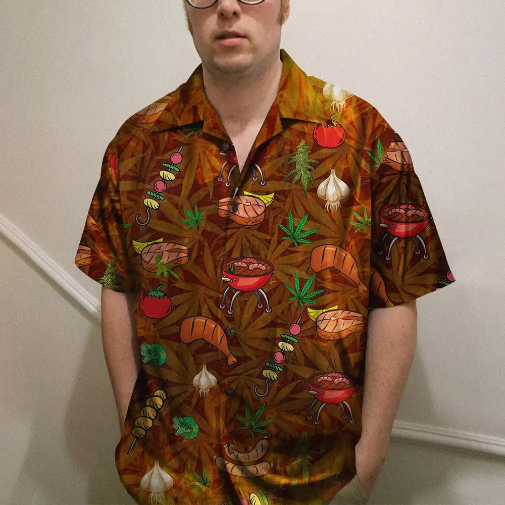 Bbq I'd Smoke That Unisex Hawaiian Shirt Aloha Shirt