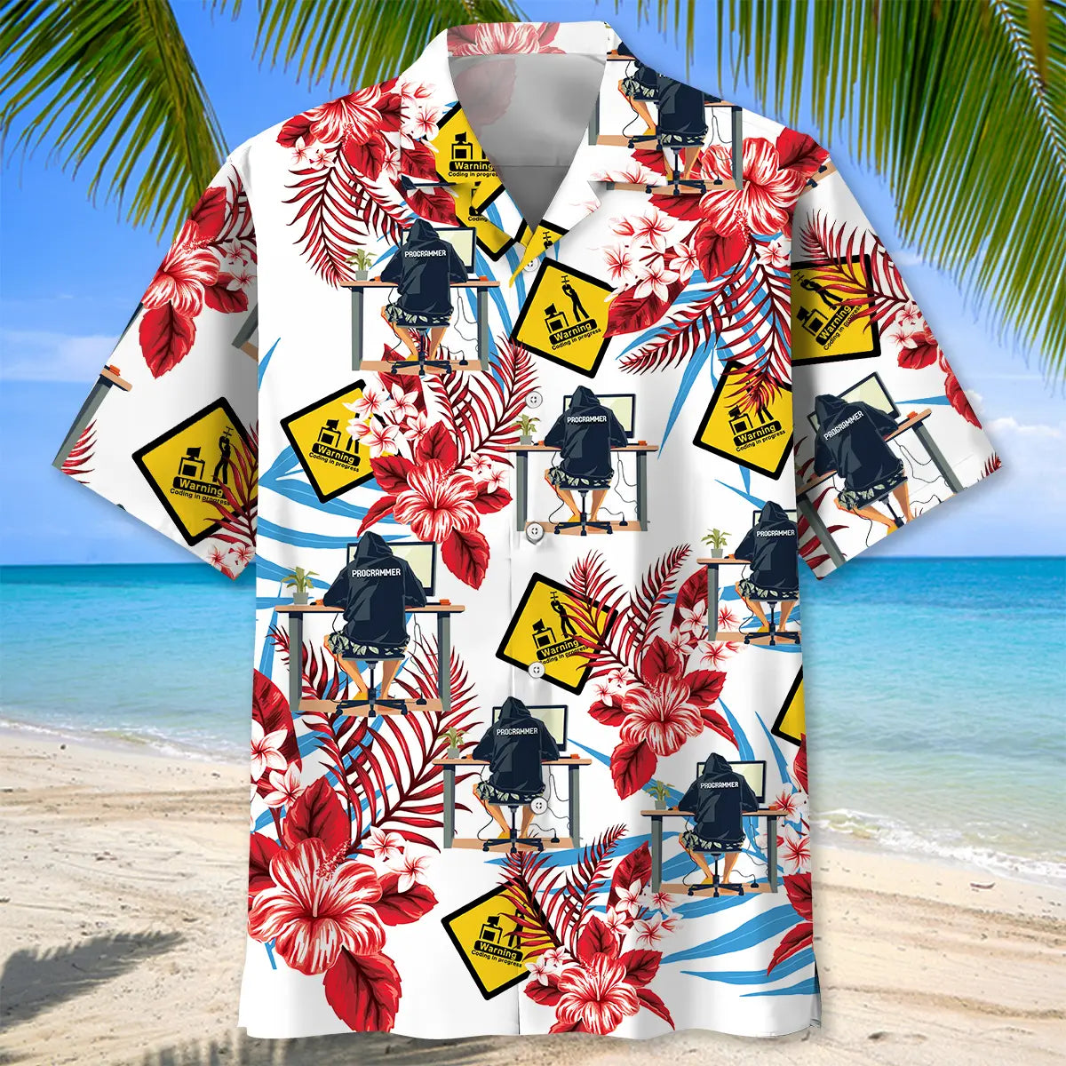 Coding In Progress Hawaiian Shirt
