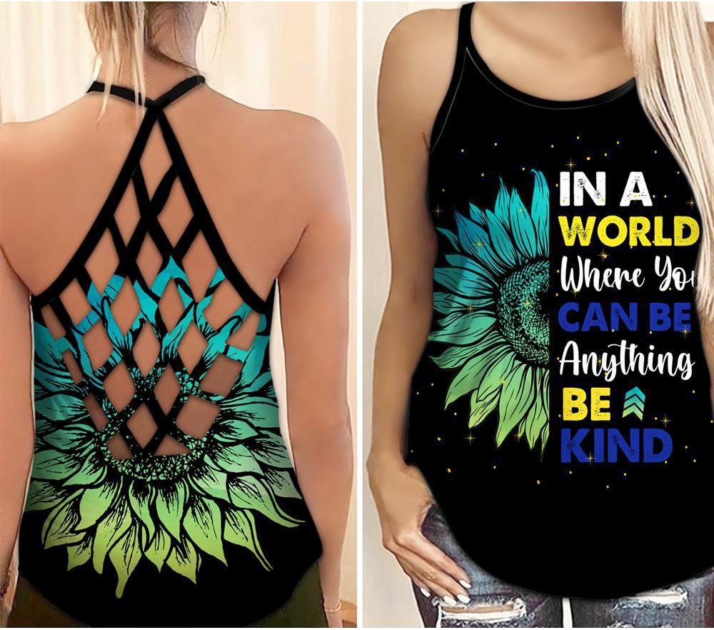 Down Syndrome Awareness Be Kind – Hollow Tank Top