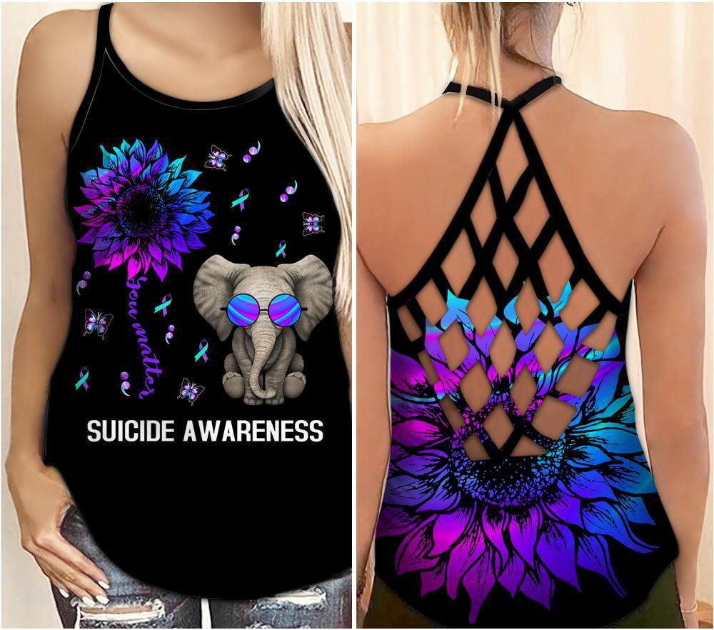 Suicide Awareness You Matter Support – Hollow Tank Top