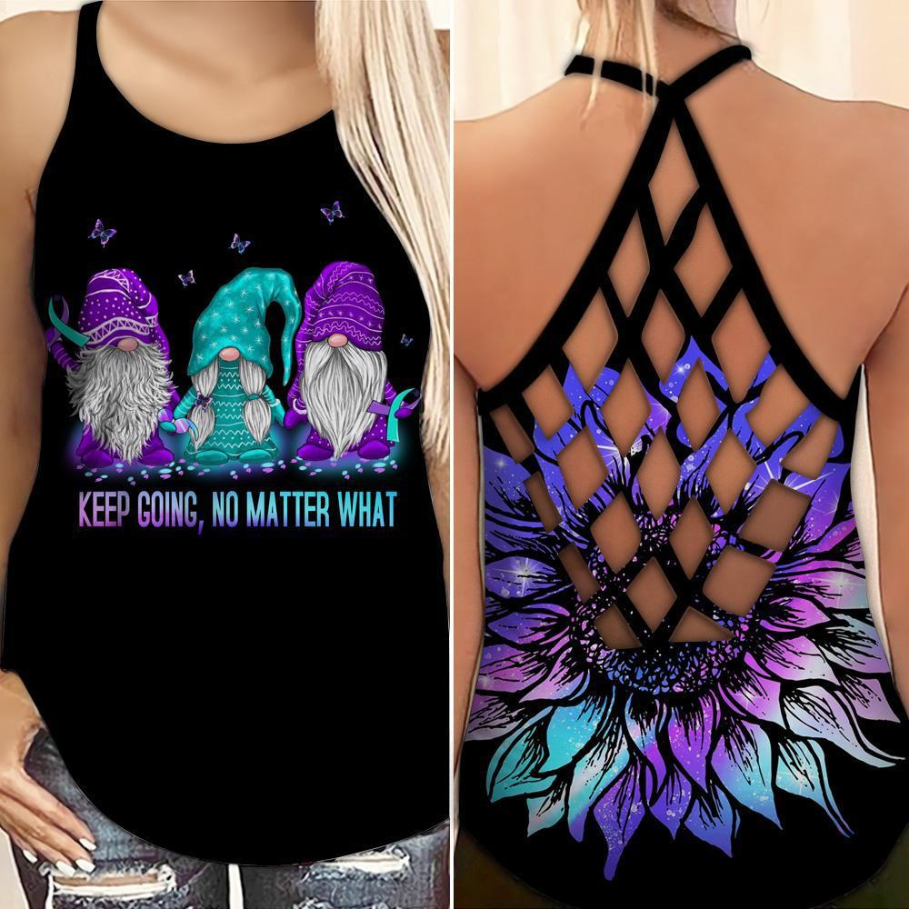 Suicide Awareness Keep Going No Matter What – Hollow Tank Top