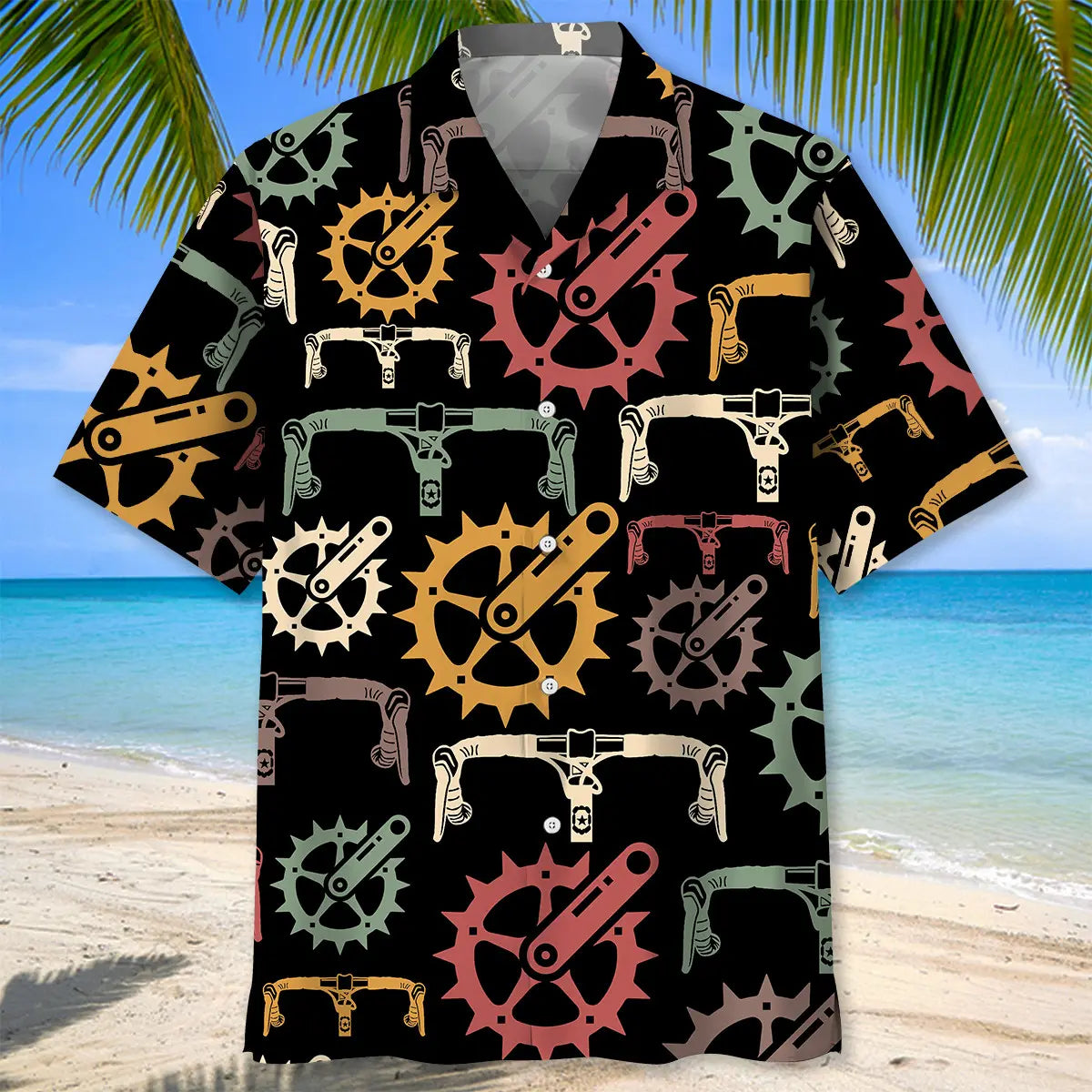 Cycling Colorful Hawaiian Shirt