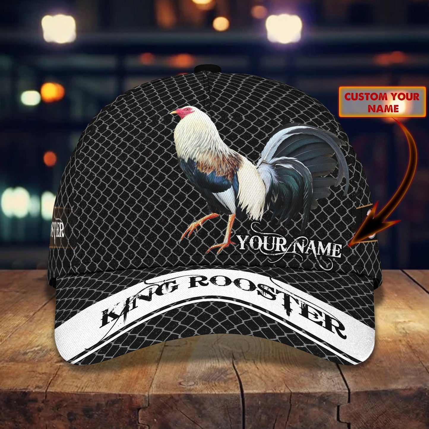 Personalized Rooster Farm Style 11082101 – Classic Cap