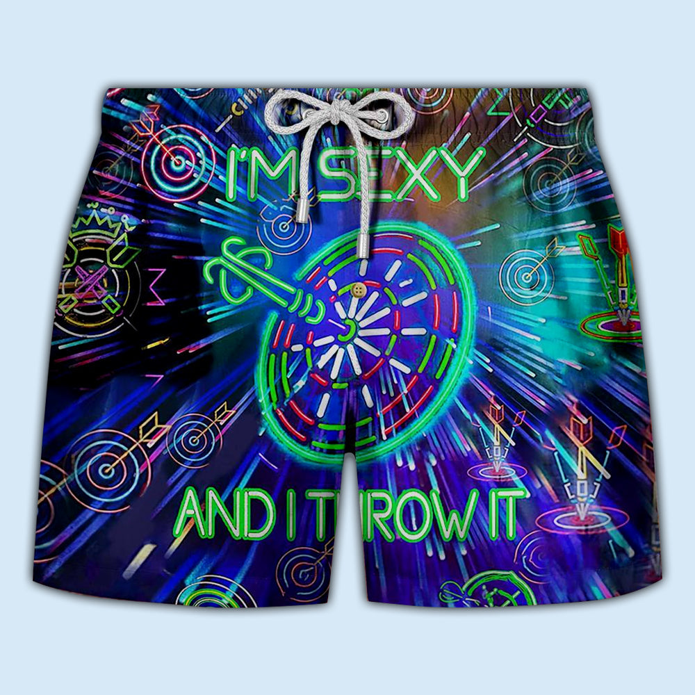 Darts Player Confident Style – Beach Short