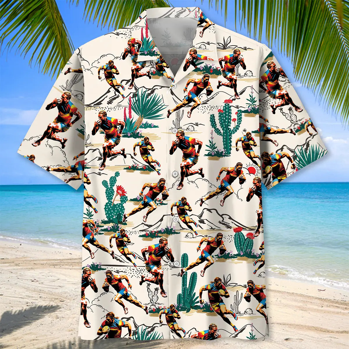 Desert Football Hawaiian Shirt
