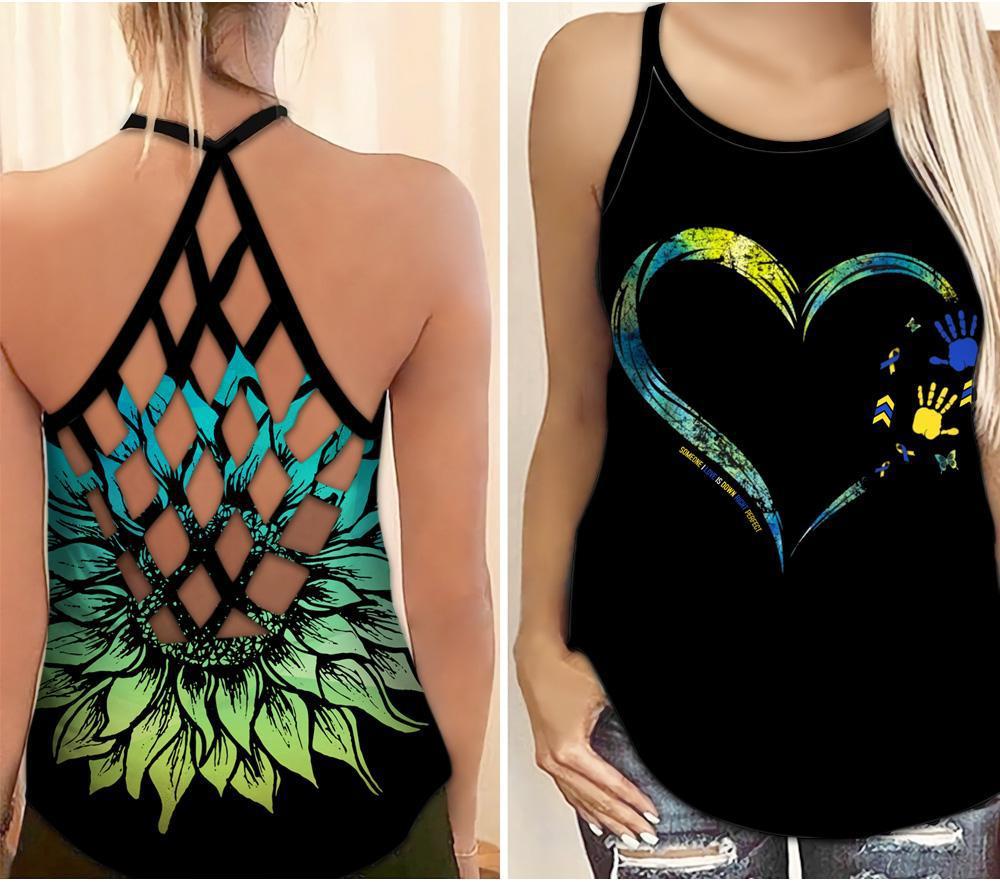 Down Syndrome Awareness Someone I Love – Hollow Tank Top