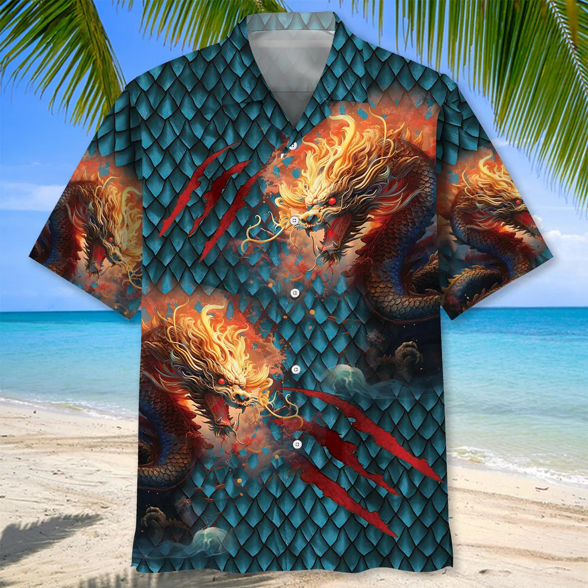 Dragon Scratch Hawaiian Shirt