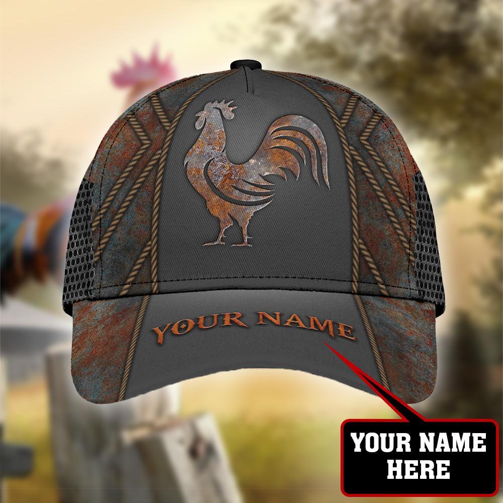 Personalized Rooster Farm Style – Classic Cap