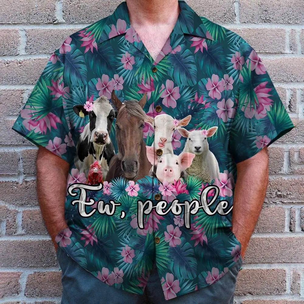 Farmer People Unisex Hawaiian Shirt Aloha Shirt Summer Vibe
