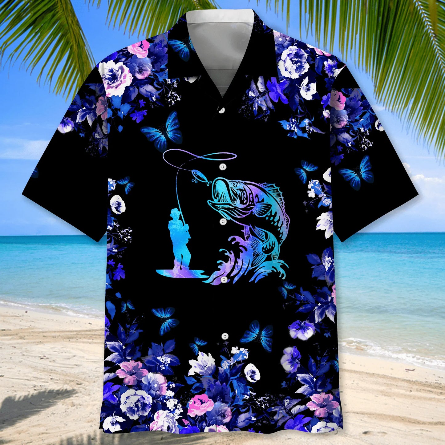 Fishing Hawaiian Nature Hawaiian Shirt