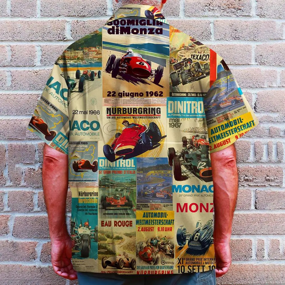 Formula One Unisex Hawaiian Shirt Aloha Shirt Summer Vibe Gifts For Racing Lovers