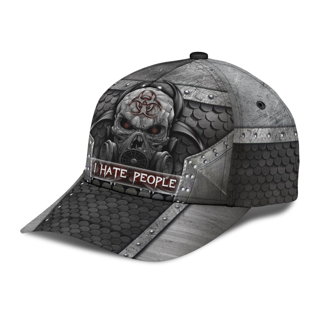 Skull I Hate People Metal – Classic Cap