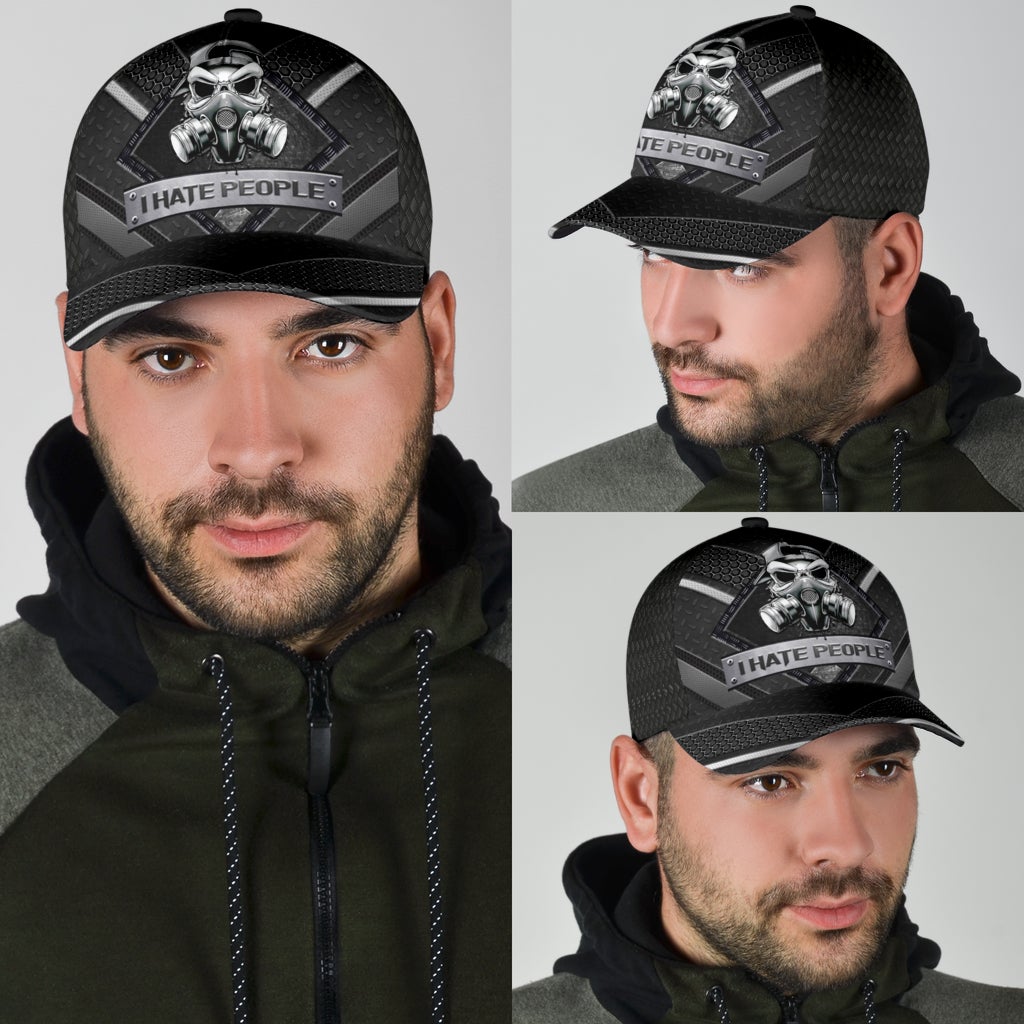 Skull I Hate People – Classic Cap