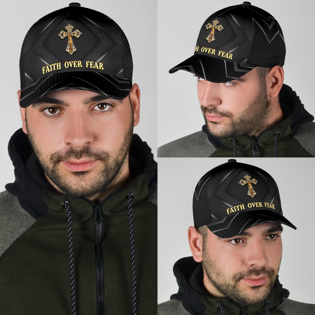 Faith Over Fear Jesus Motivation Style – Classic Cap
