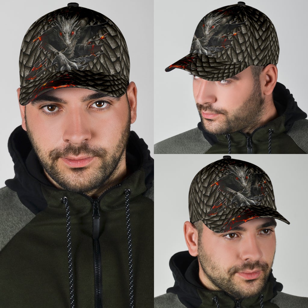 Dragon Lava Fire Fantasy Style – Classic Cap