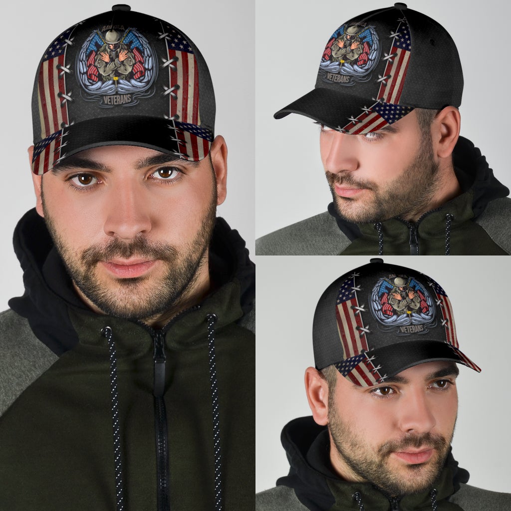 Proud American Soldier Veteran – Classic Cap