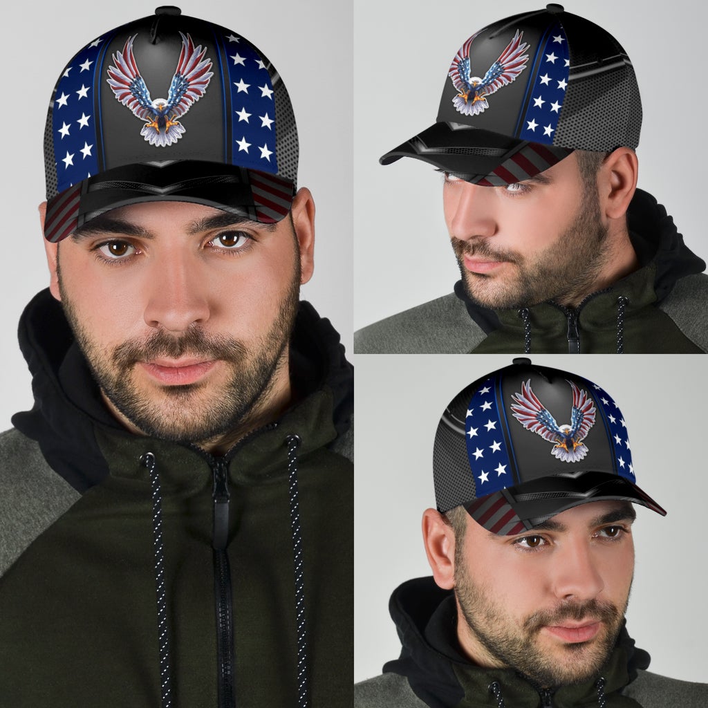 Eagle American Flag Freedom Style – Classic Cap