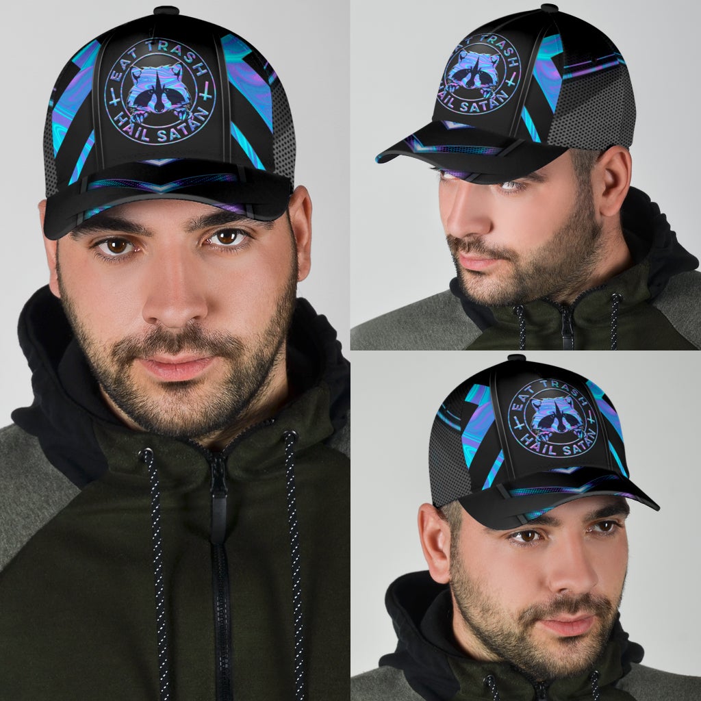 Raccoon Hologram Pattern Style – Classic Cap