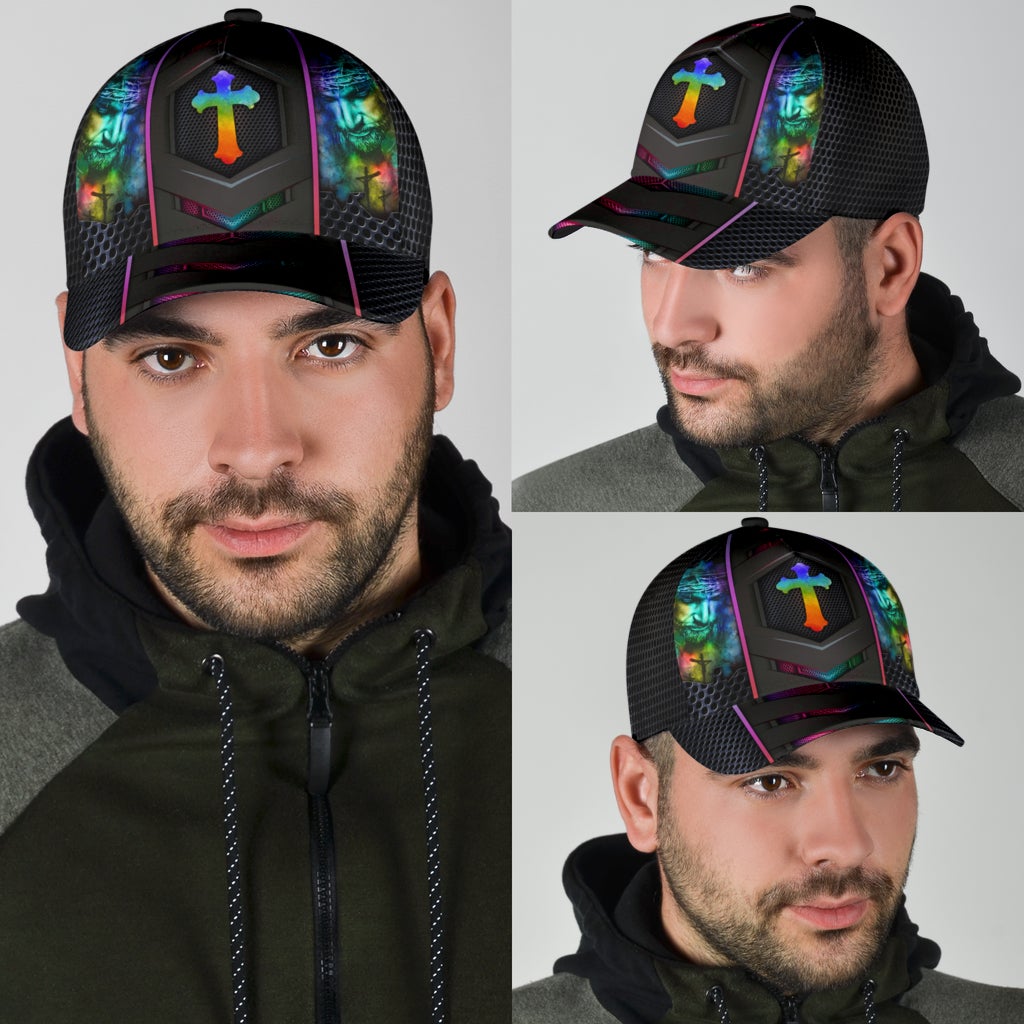 Faith Cross Metal Tear Style – Classic Cap