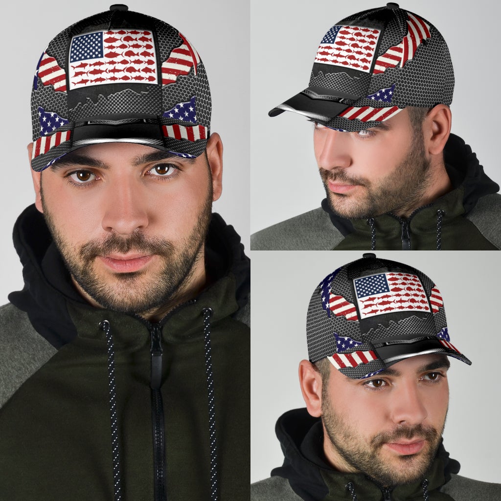 American Fishing Lover Outdoor Style – Classic Cap