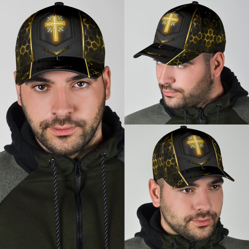 Jesus Neon Sign Faith Glow Style – Classic Cap