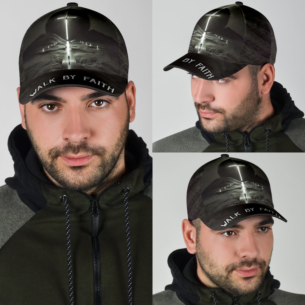 Walk By Faith Black Style – Classic Cap