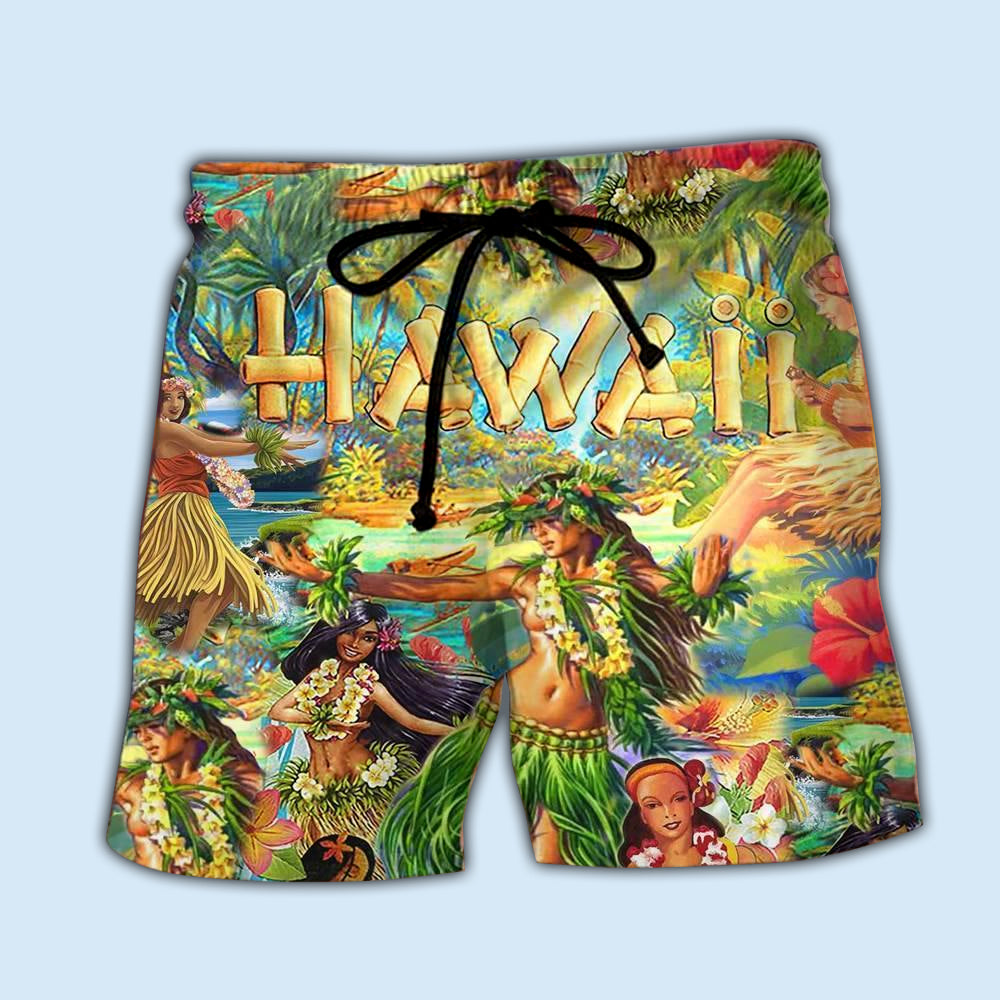Aloha Hawaii Tropical Spirit – Beach Short