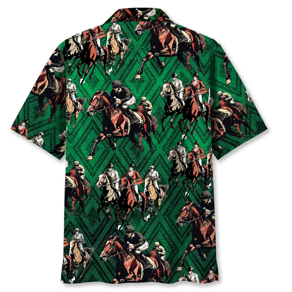 Horse Racing Old Century Hawaiian Shirt