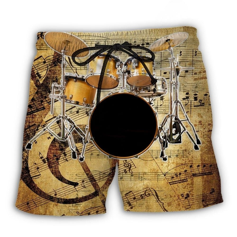Drum Old Drummer Fun – Beach Short