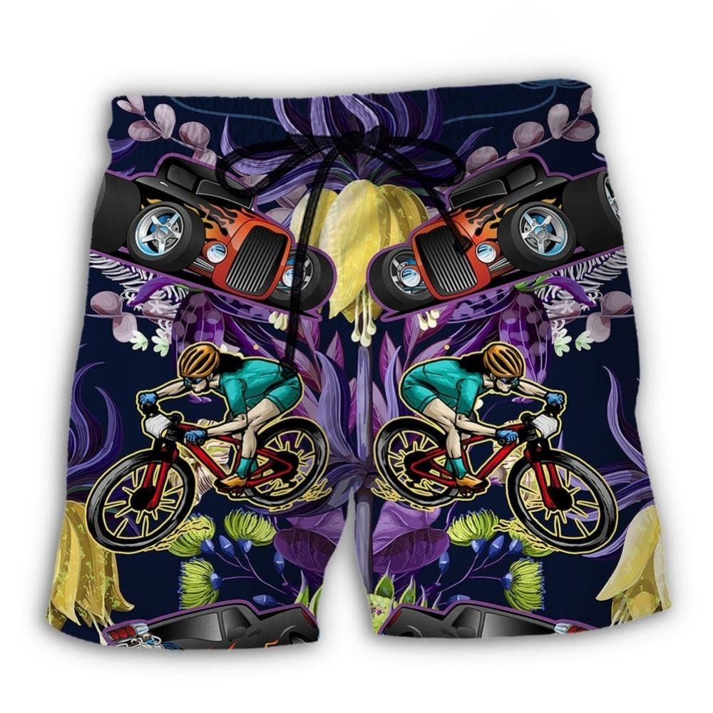 Hot Rod Mountain Biking Lover – Beach Short