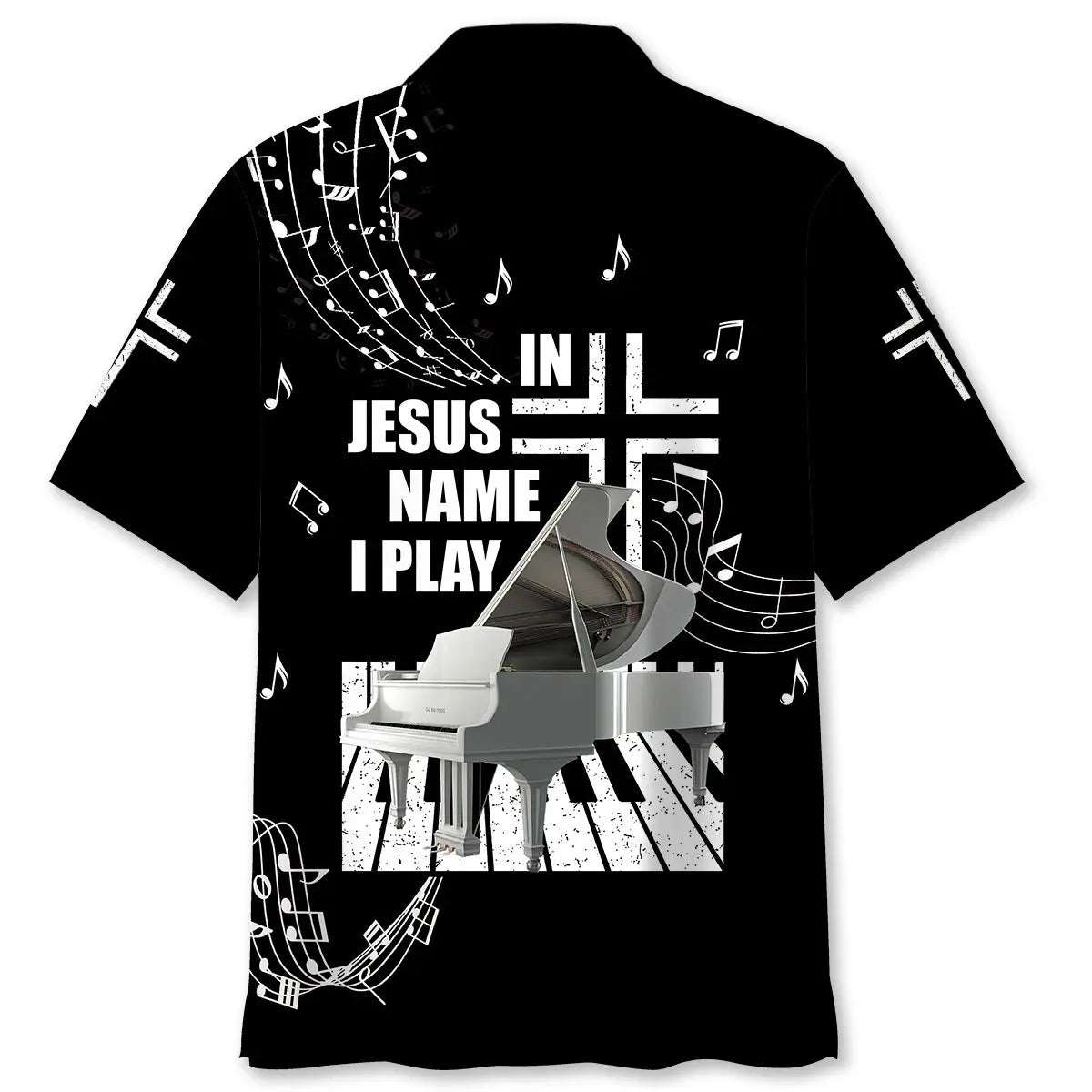 In Jesus Name I Play Piano Hawaiian Shirt